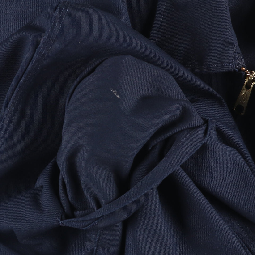 Dickies Dog Pattern Back Print Work Jacket Men's Size L polyester navy blue type Vintage Second Hand