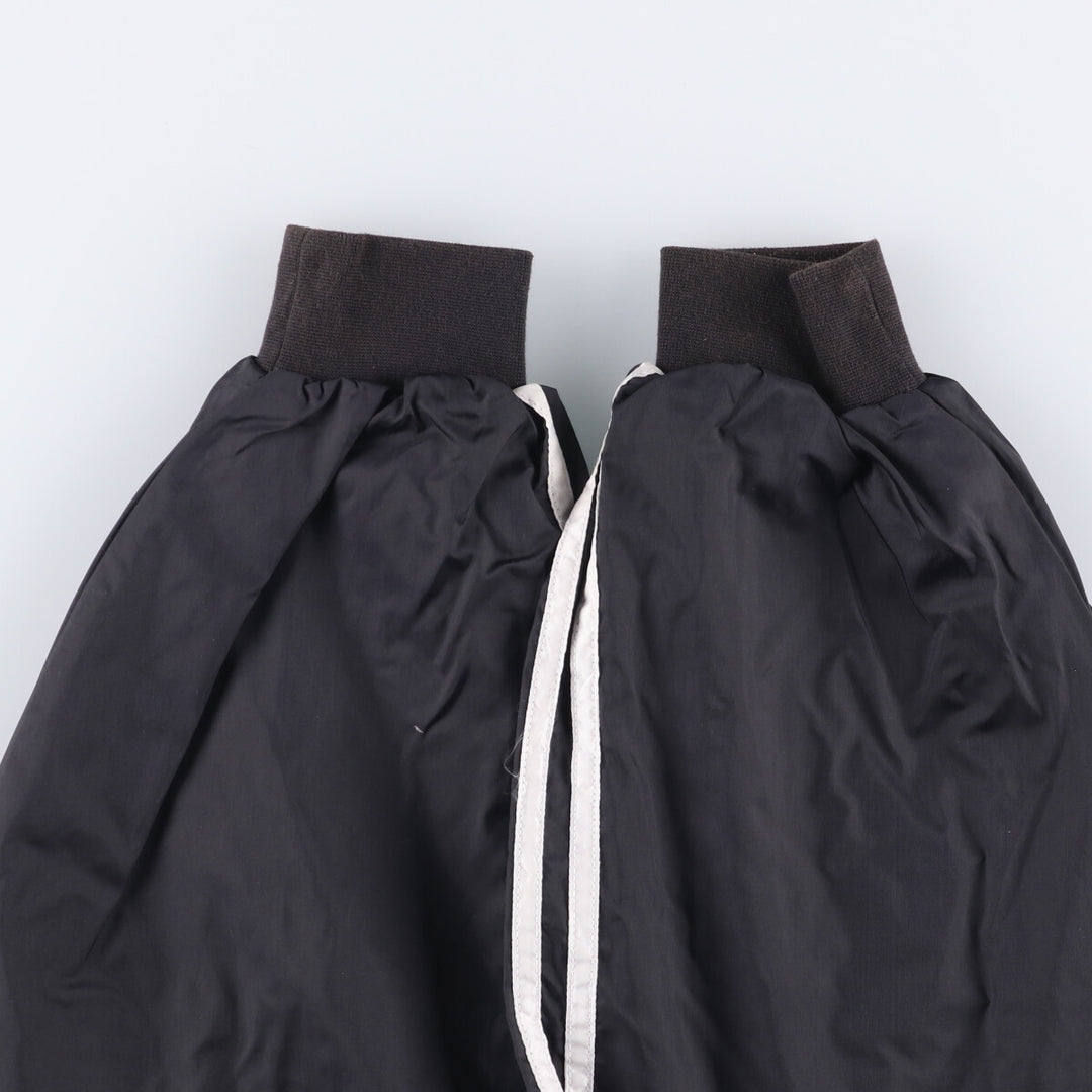 90'S Adidas Team V-neck nylon pullover, men's size M, vintage Nylon black type Vintage Second Hand