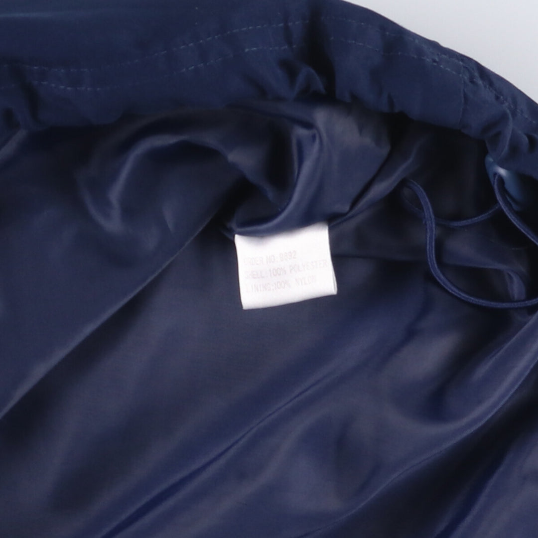 90'S UMBRO V-neck warm-up pullover, men's size M, vintage polyester navy blue type Vintage Second Hand