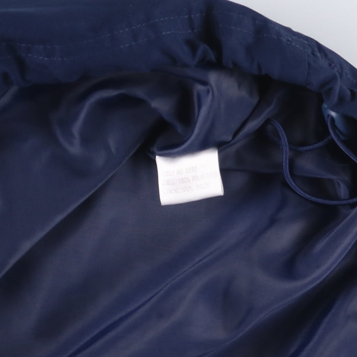 90'S UMBRO V-neck warm-up pullover, men's size M, vintage polyester navy blue type Vintage Second Hand