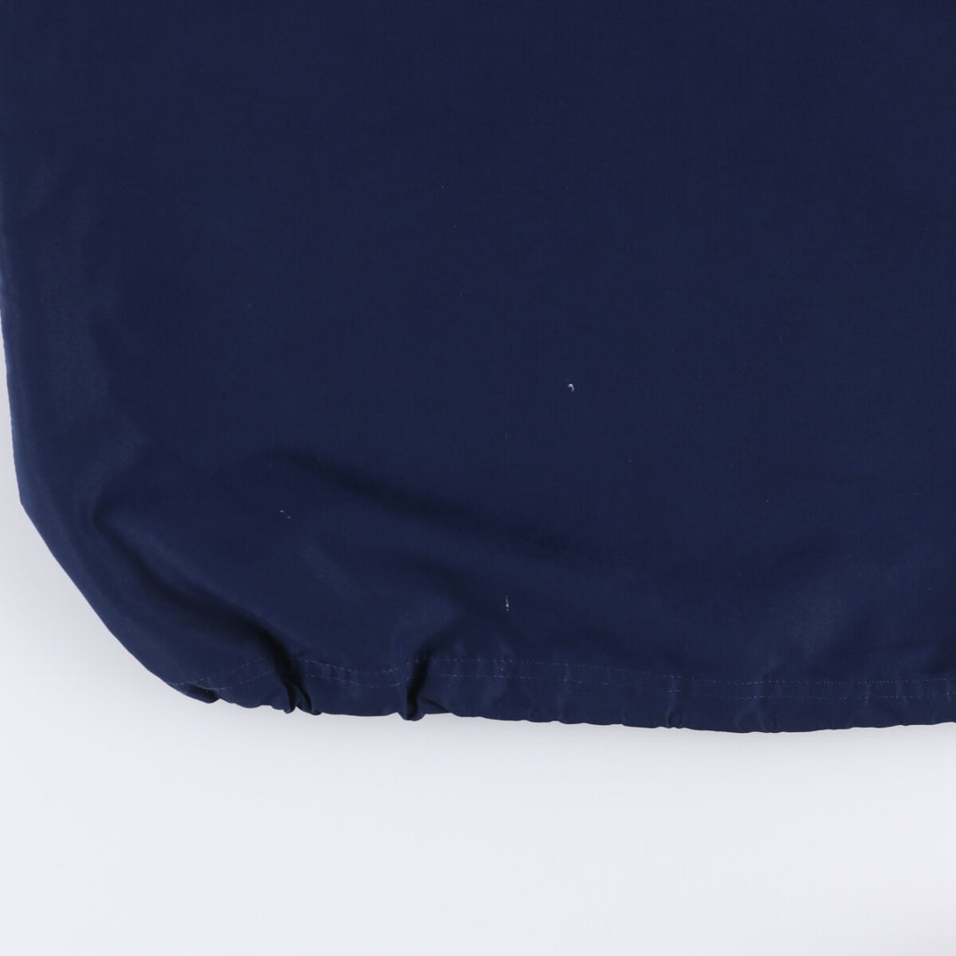 90'S UMBRO V-neck warm-up pullover, men's size M, vintage polyester navy blue type Vintage Second Hand