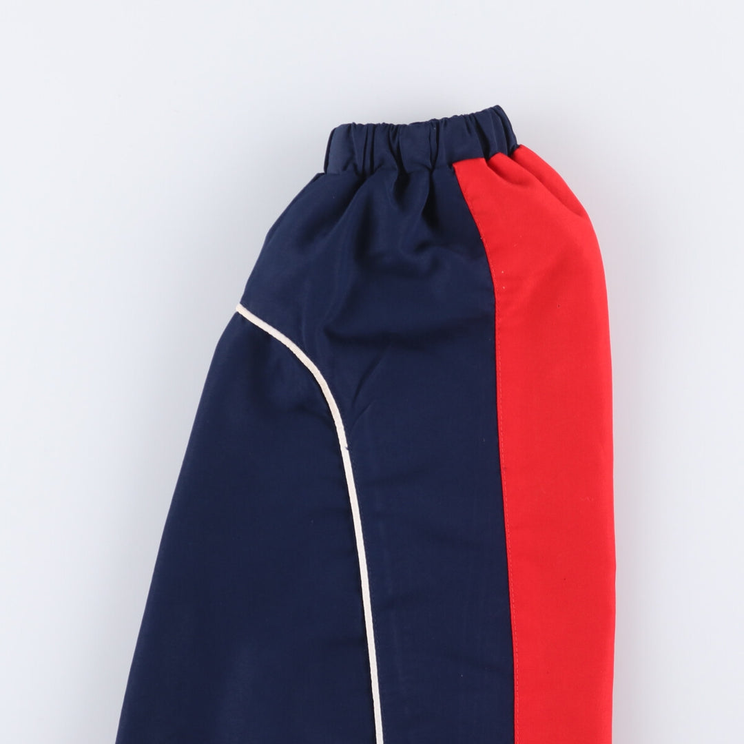 90'S UMBRO V-neck warm-up pullover, men's size M, vintage polyester navy blue type Vintage Second Hand