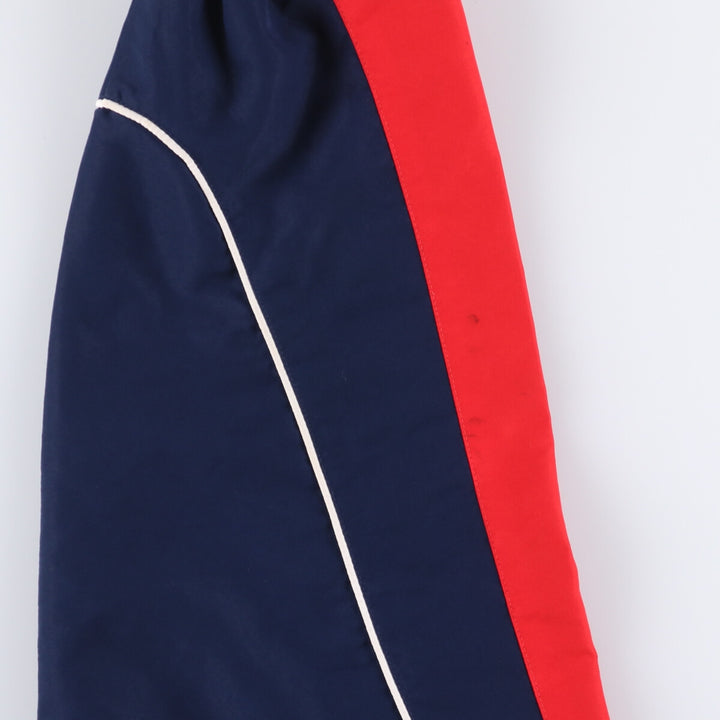90'S UMBRO V-neck warm-up pullover, men's size M, vintage polyester navy blue type Vintage Second Hand