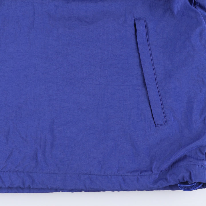 90'S Champion V-neck nylon pullover, men's size M, vintage Nylon blue type Vintage Second Hand