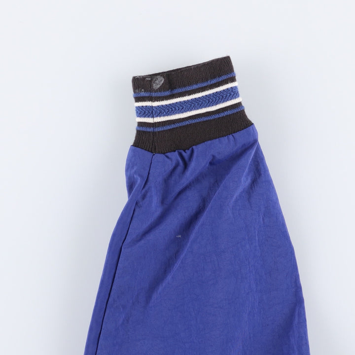 90'S Champion V-neck nylon pullover, men's size M, vintage Nylon blue type Vintage Second Hand