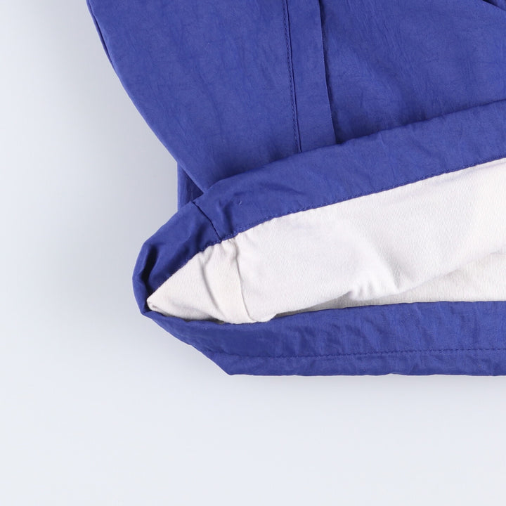 90'S Champion V-neck nylon pullover, men's size M, vintage Nylon blue type Vintage Second Hand