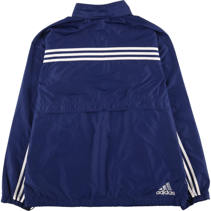 90'S Adidas Half Snap Warm-Up Pullover Men's Size L Vintage polyester navy blue type Vintage Second Hand