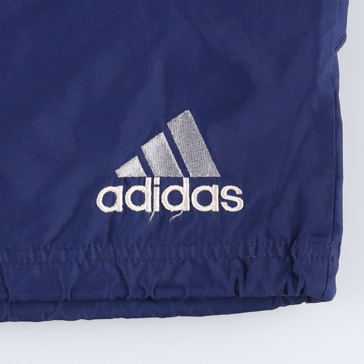 90'S Adidas Half Snap Warm-Up Pullover Men's Size L Vintage polyester navy blue type Vintage Second Hand