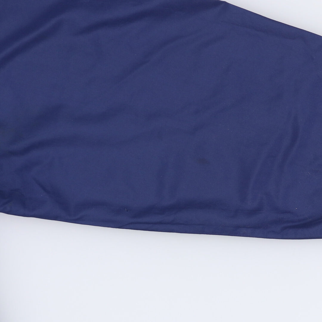 90'S Adidas Half Snap Warm-Up Pullover Men's Size L Vintage polyester navy blue type Vintage Second Hand