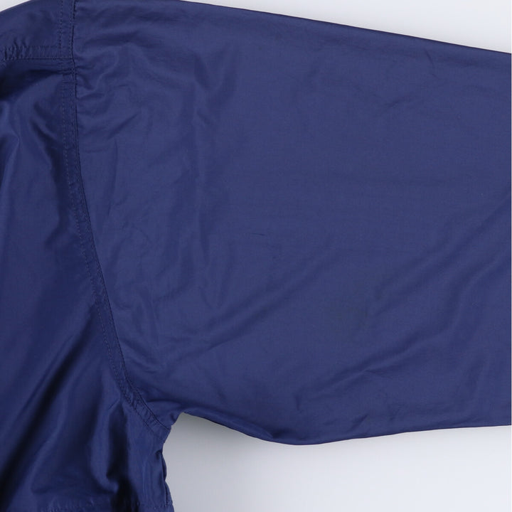 90'S Adidas Half Snap Warm-Up Pullover Men's Size L Vintage polyester navy blue type Vintage Second Hand