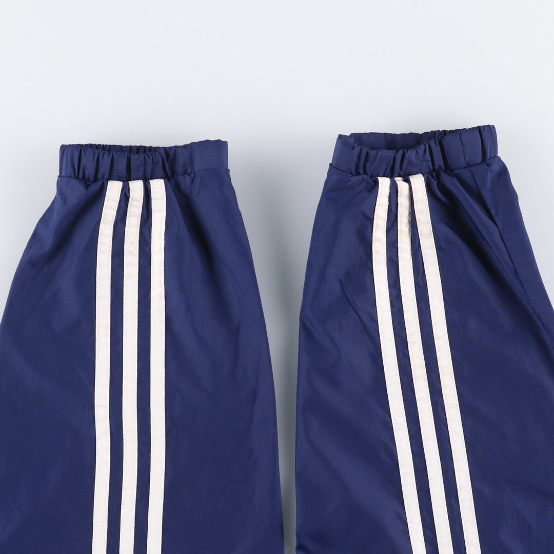 90'S Adidas Half Snap Warm-Up Pullover Men's Size L Vintage polyester navy blue type Vintage Second Hand