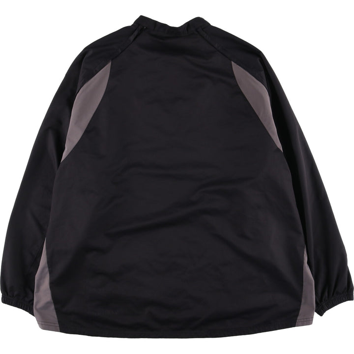 Big size Harley-Davidson half-zip warm-up pullover, men's XXXL equivalent polyester black type Vintage Second Hand