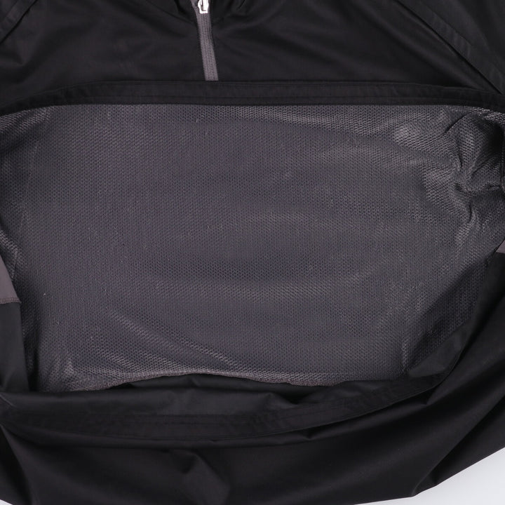 Big size Harley-Davidson half-zip warm-up pullover, men's XXXL equivalent polyester black type Vintage Second Hand