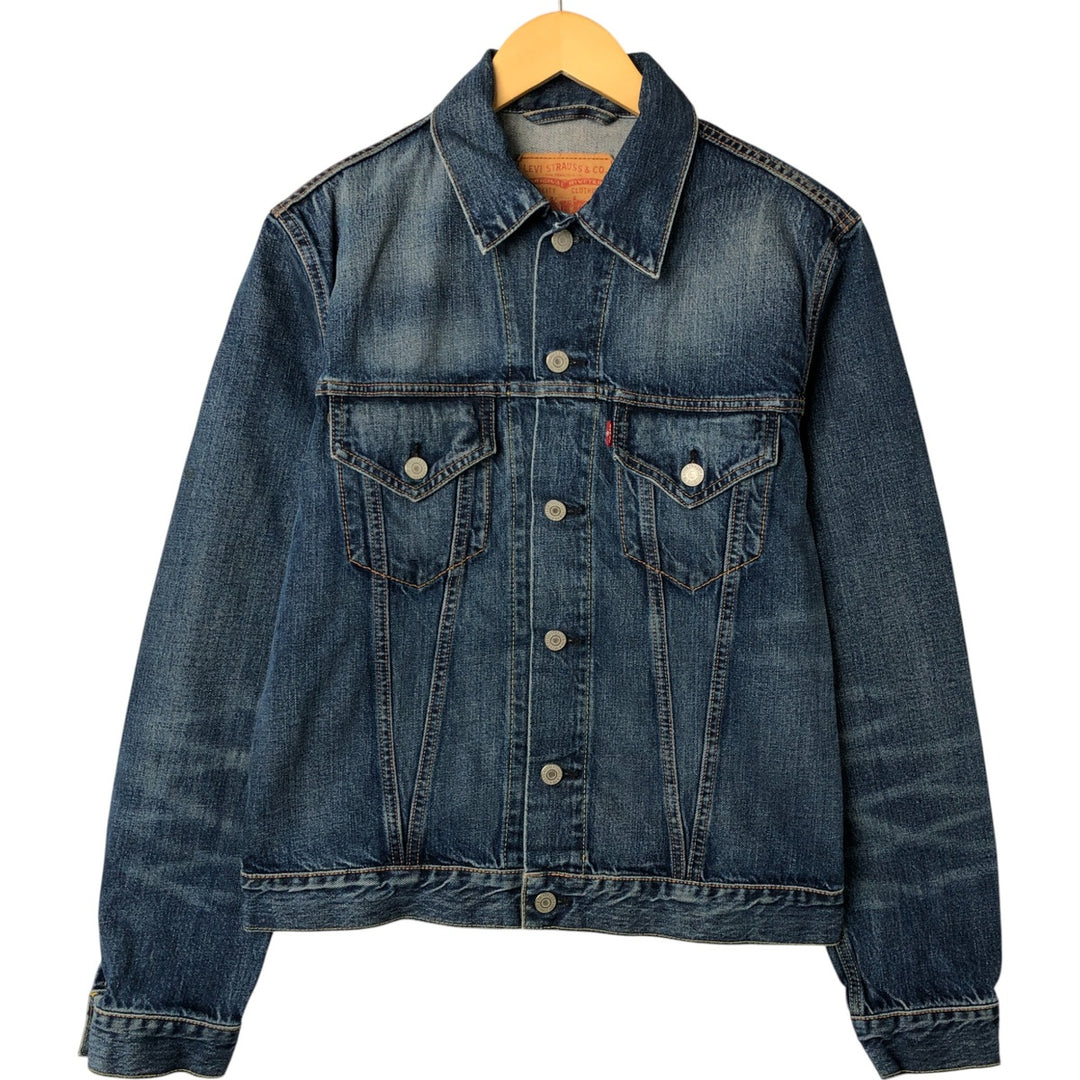 Levi's 72530 Euro Model Denim Jacket, Jean Jacket, Men's M Size cotton blue type Vintage Second Hand