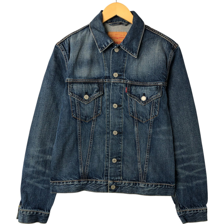 Levi's 72530 Euro Model Denim Jacket, Jean Jacket, Men's M Size cotton blue type Vintage Second Hand