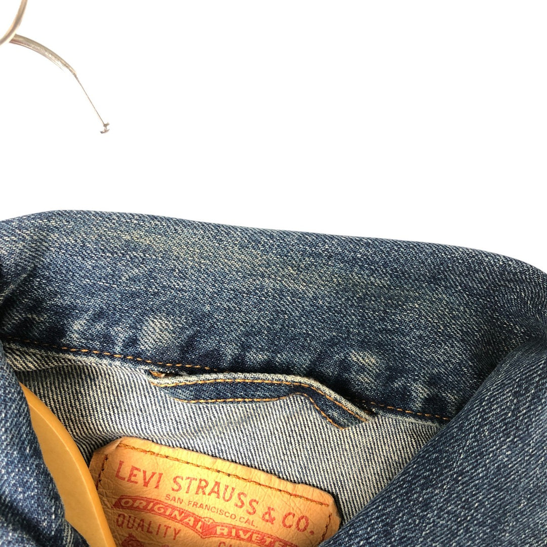 Levi's 72530 Euro Model Denim Jacket, Jean Jacket, Men's M Size cotton blue type Vintage Second Hand