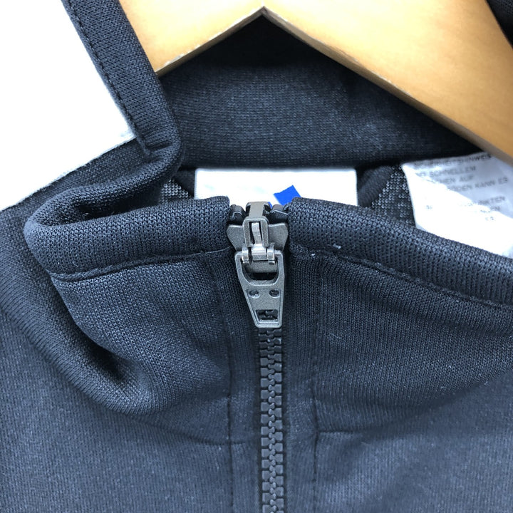 00'S adidas CLIMALITE jersey track jacket, men's XL size polyester black type Vintage Second Hand