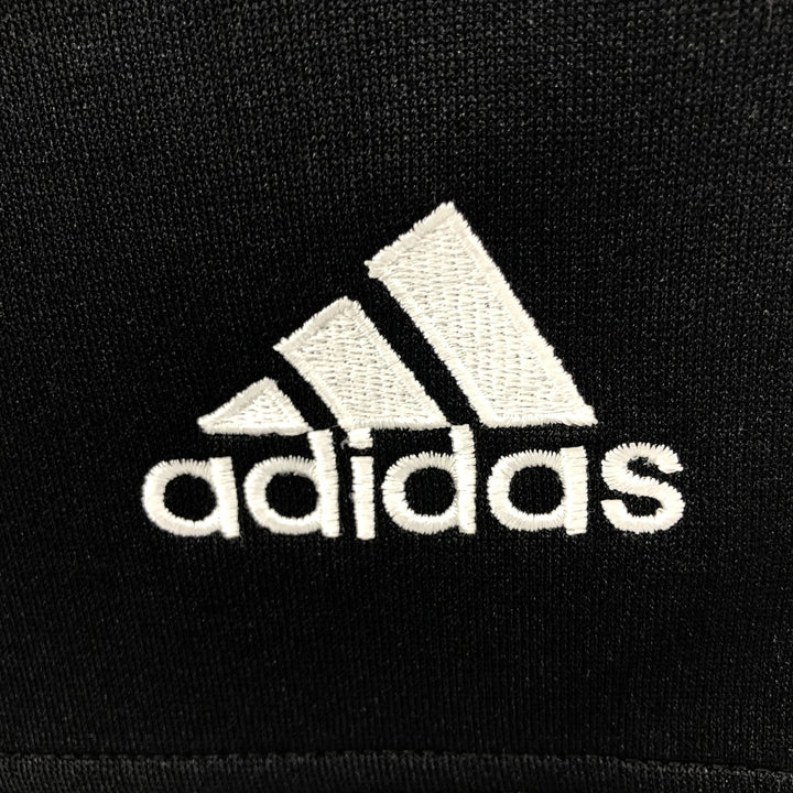 00'S adidas CLIMALITE jersey track jacket, men's XL size polyester black type Vintage Second Hand