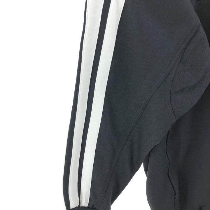 00'S adidas CLIMALITE jersey track jacket, men's XL size polyester black type Vintage Second Hand