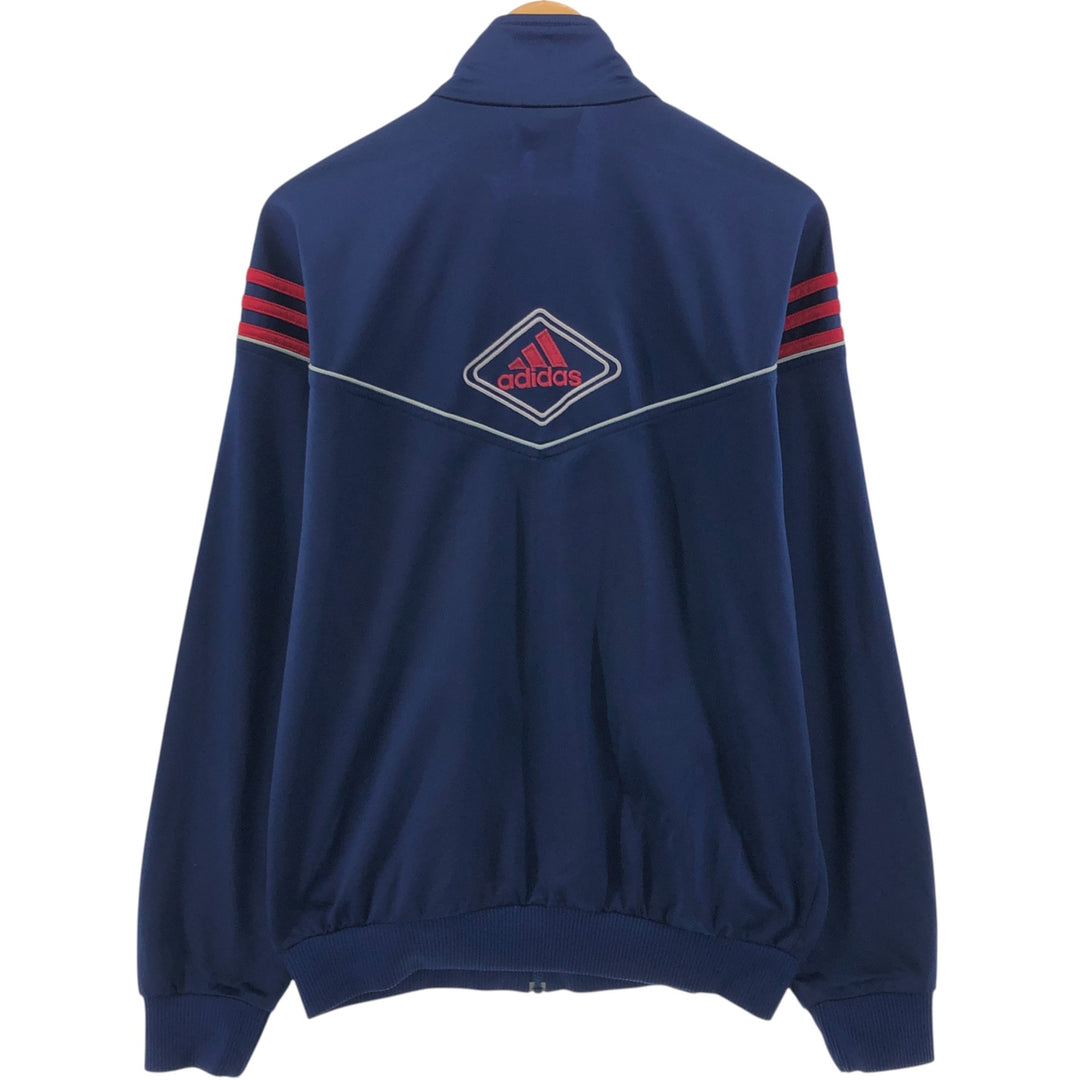 00'S adidas back logo jersey track jacket men's size M polyester navy blue type Vintage Second Hand