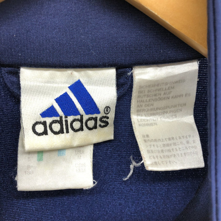 00'S adidas back logo jersey track jacket men's size M polyester navy blue type Vintage Second Hand