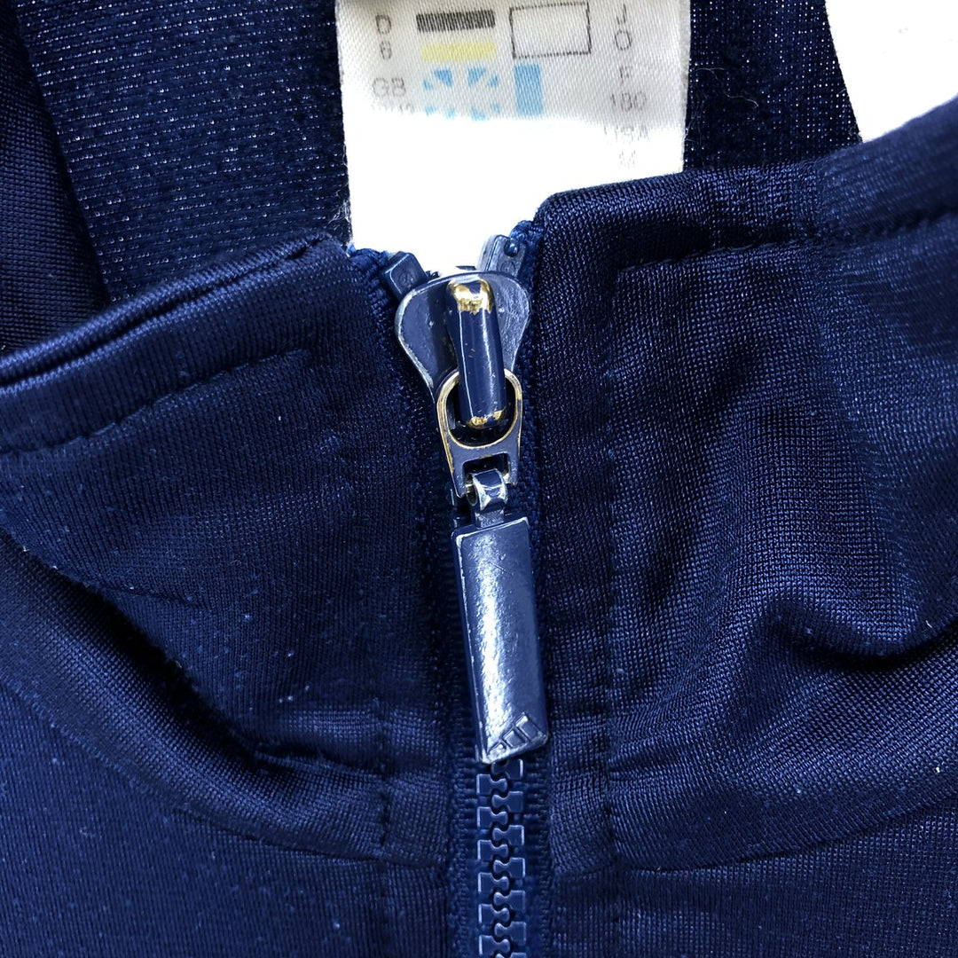 00'S adidas back logo jersey track jacket men's size M polyester navy blue type Vintage Second Hand