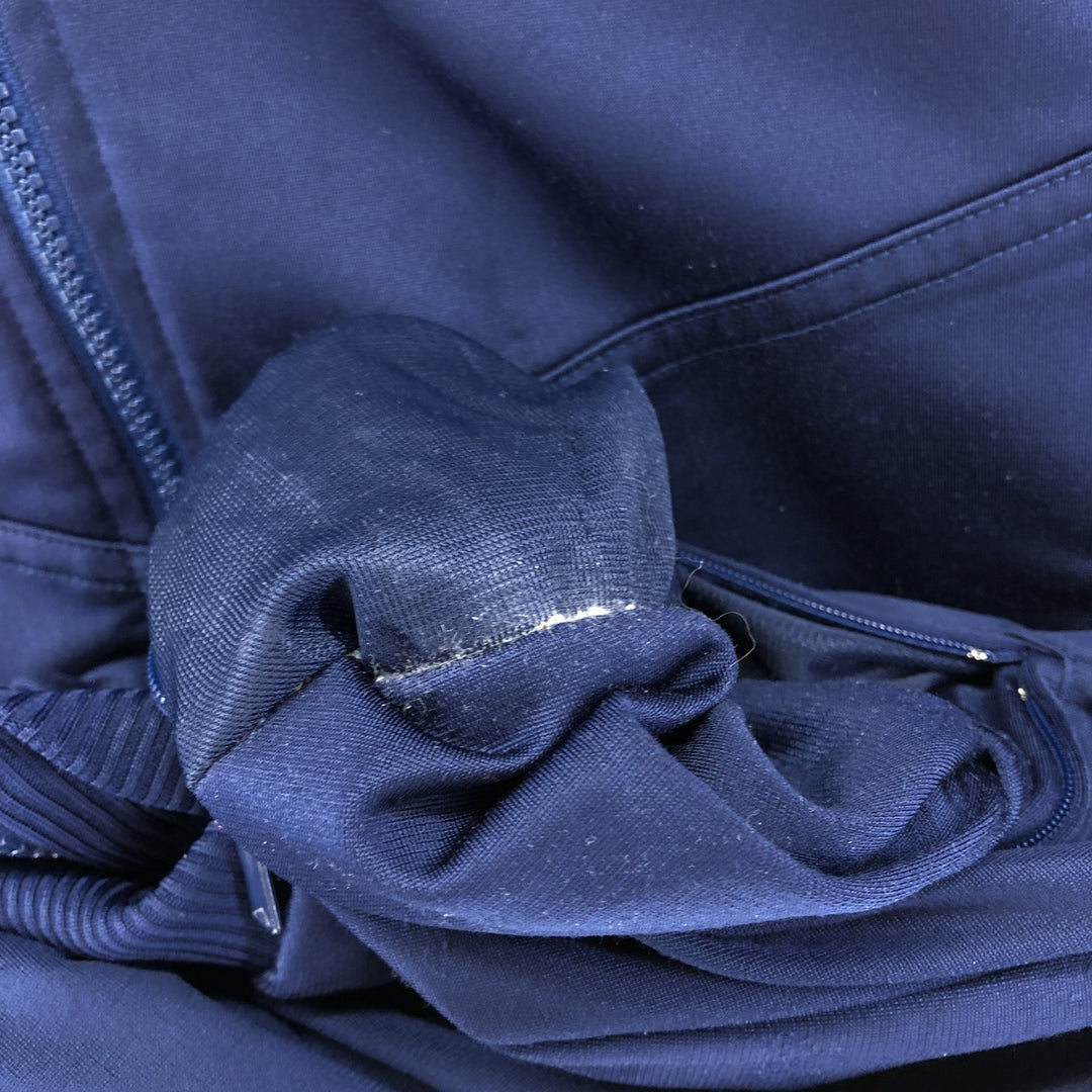 00'S adidas back logo jersey track jacket men's size M polyester navy blue type Vintage Second Hand