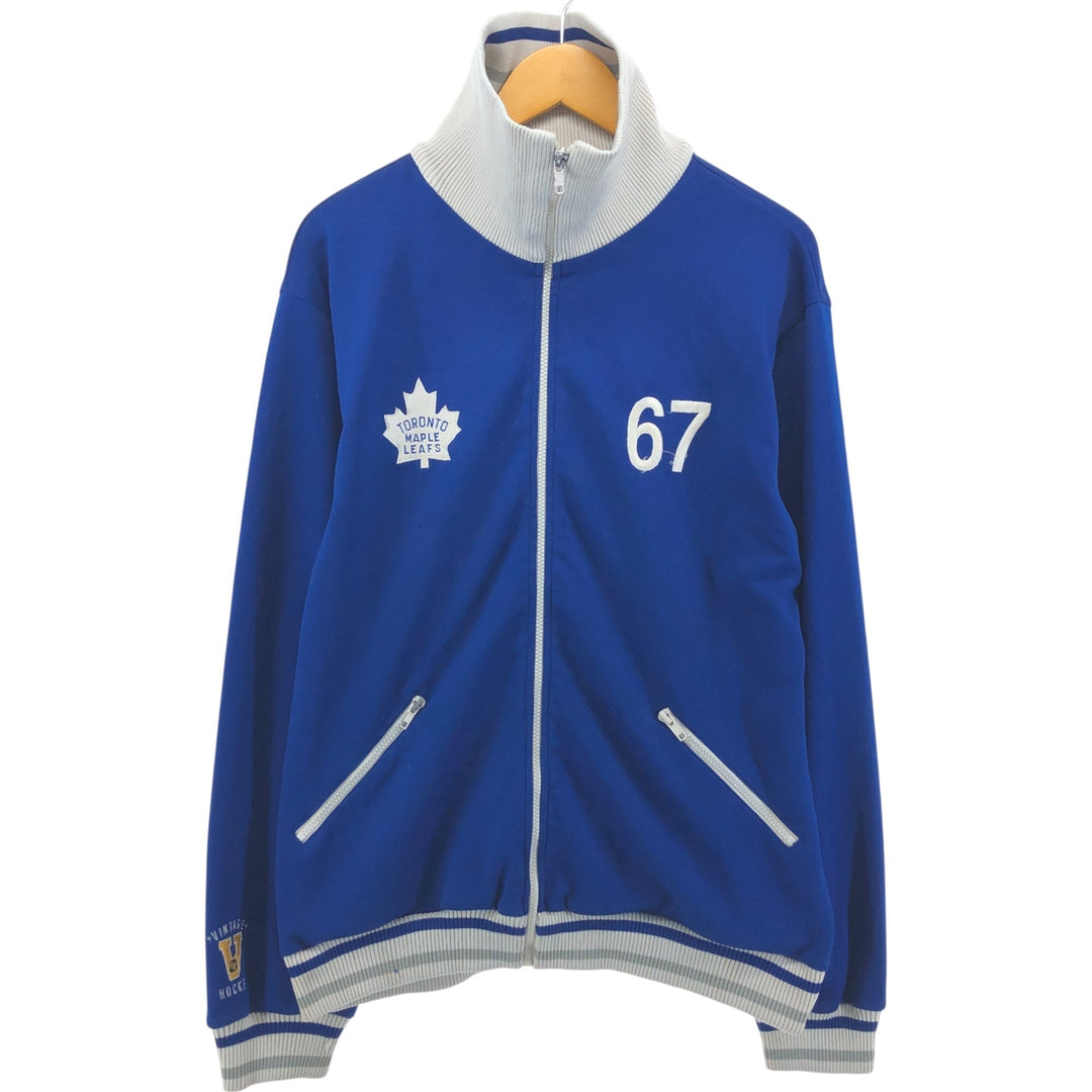 90s-00'S PUMA NHL TORONTO MAPLE LEAFS Toronto Maple Leafs Jersey Track Jacket Men's XL polyester blue type Vintage Second Hand