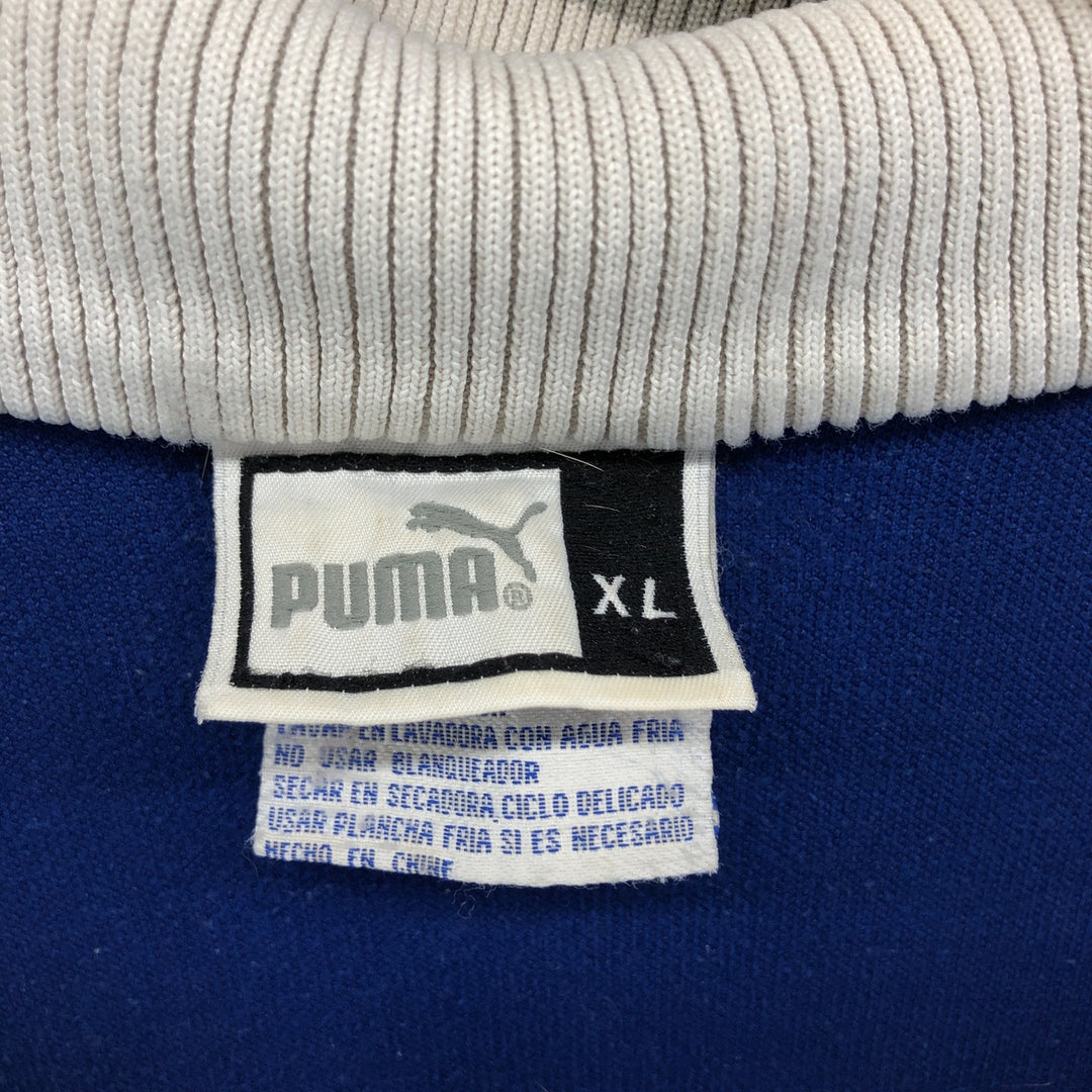 90s-00'S PUMA NHL TORONTO MAPLE LEAFS Toronto Maple Leafs Jersey Track Jacket Men's XL polyester blue type Vintage Second Hand