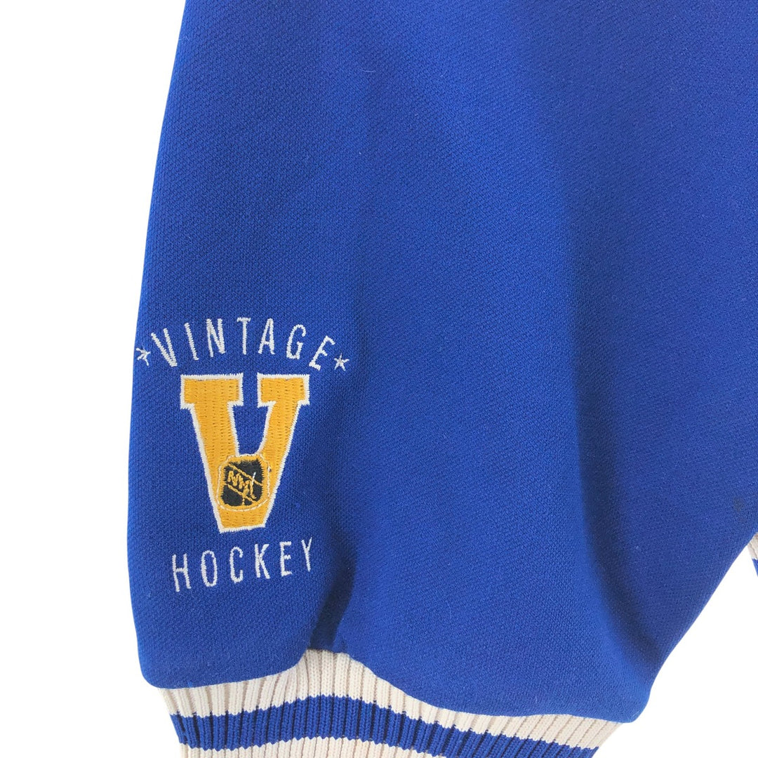 90s-00'S PUMA NHL TORONTO MAPLE LEAFS Toronto Maple Leafs Jersey Track Jacket Men's XL polyester blue type Vintage Second Hand