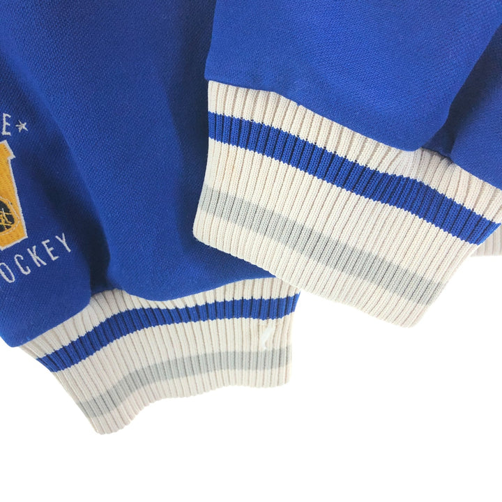 90s-00'S PUMA NHL TORONTO MAPLE LEAFS Toronto Maple Leafs Jersey Track Jacket Men's XL polyester blue type Vintage Second Hand