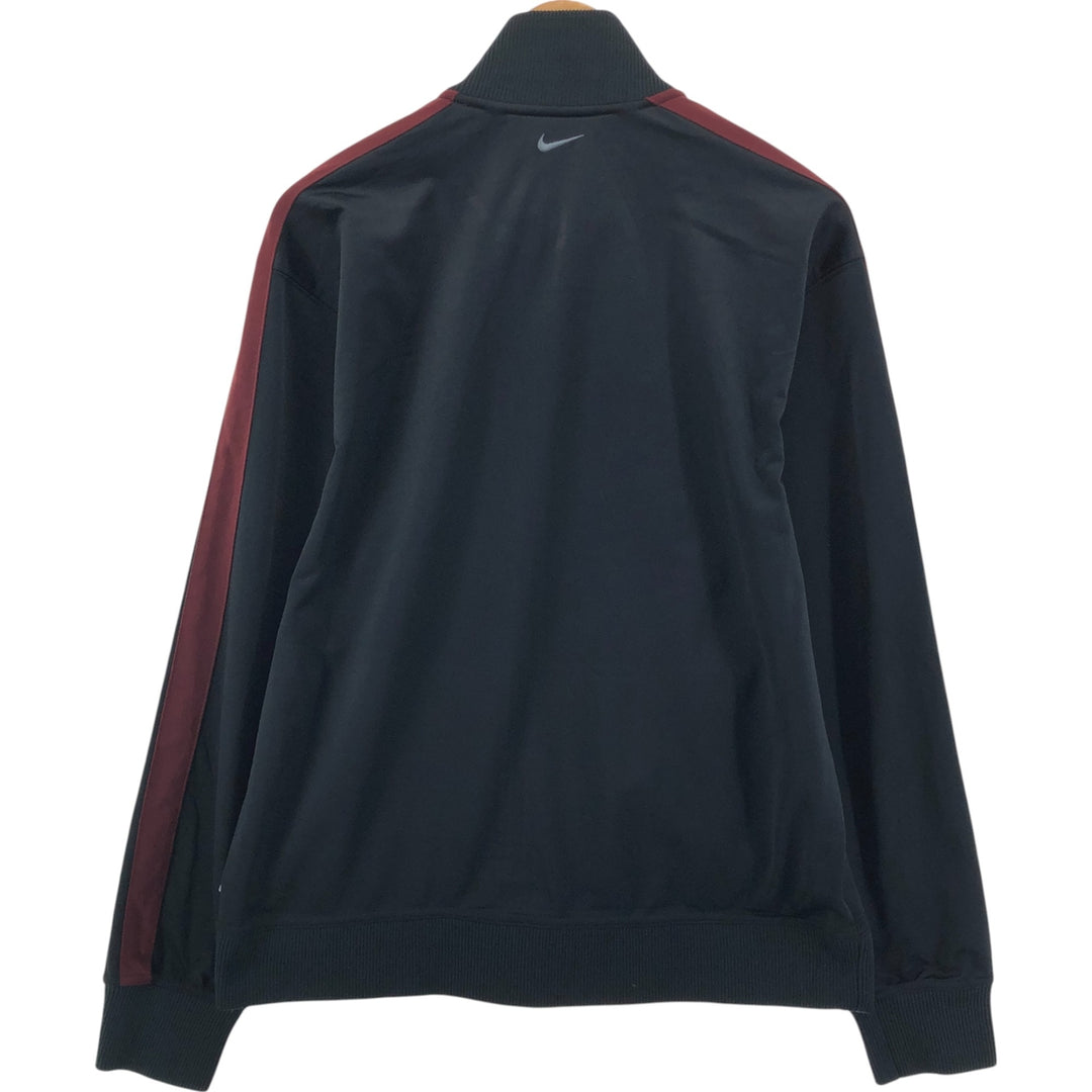 00'S Nike Jersey Track Jacket Men's L size polyester black type Vintage Second Hand