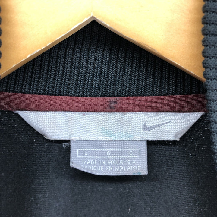 00'S Nike Jersey Track Jacket Men's L size polyester black type Vintage Second Hand