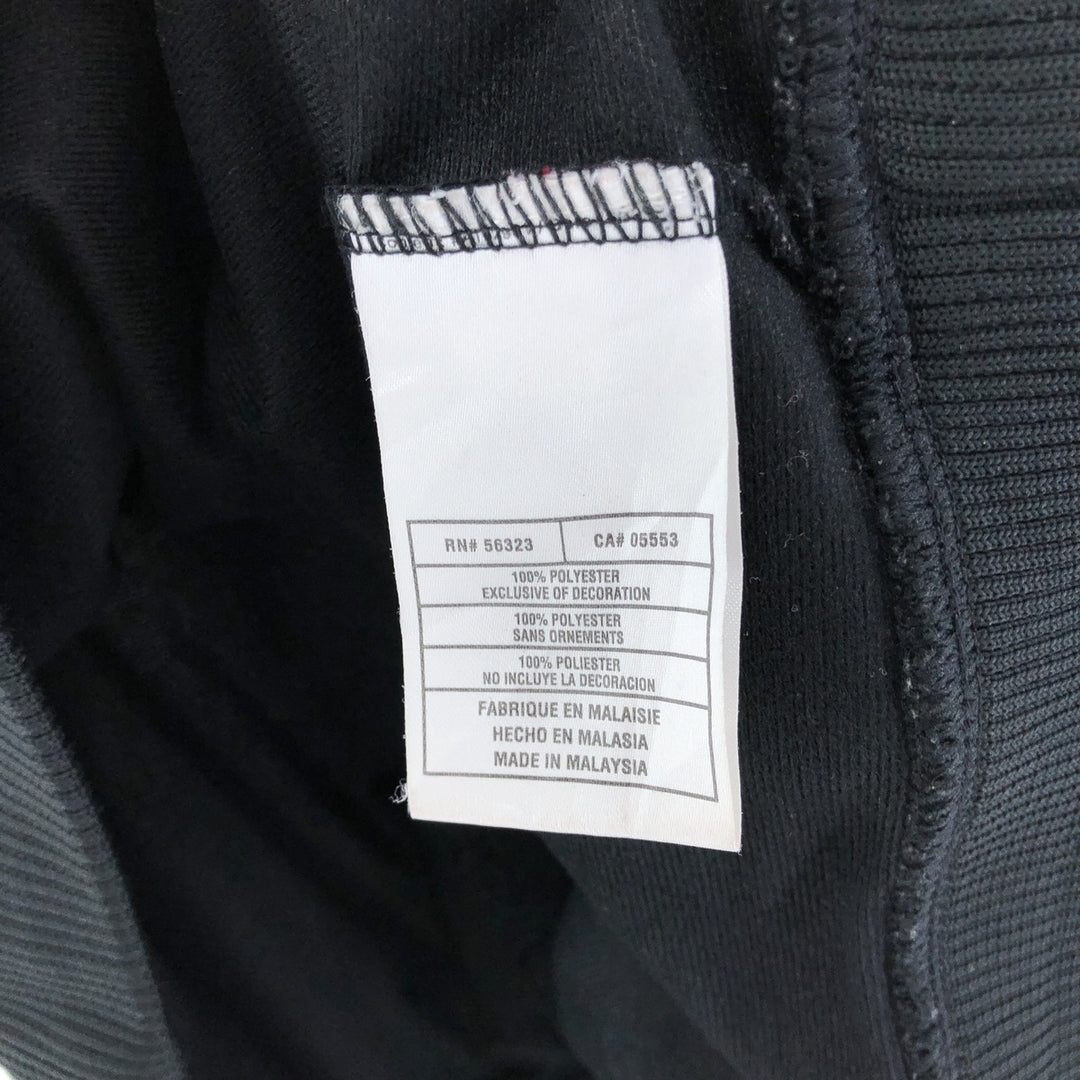 00'S Nike Jersey Track Jacket Men's L size polyester black type Vintage Second Hand