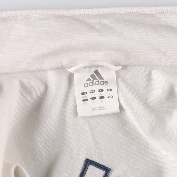 00'S adidas back logo jersey track jacket men's size L polyester blue type Vintage Second Hand