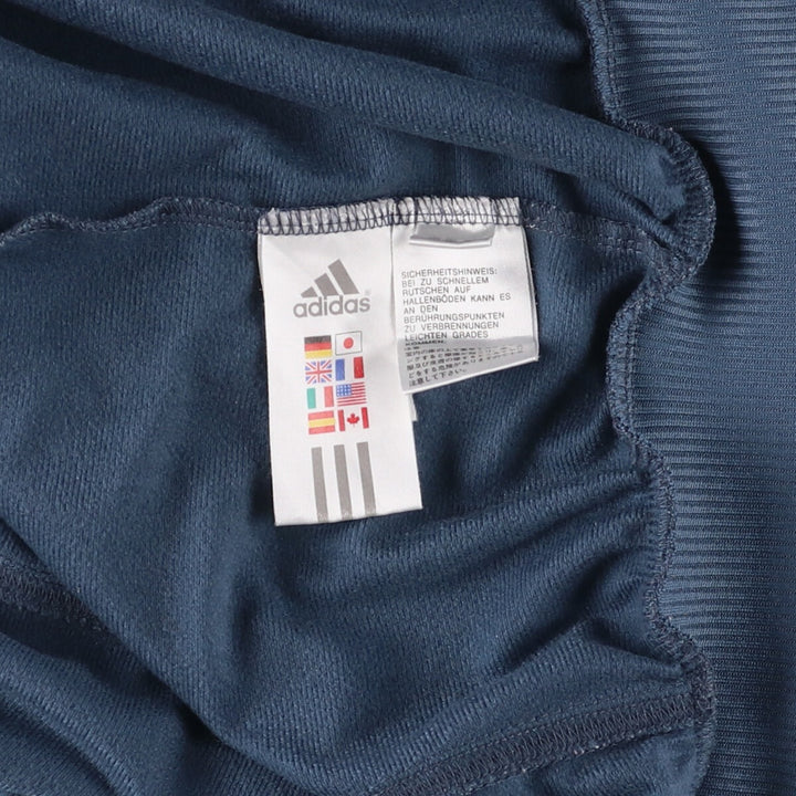 00'S adidas back logo jersey track jacket men's size L polyester blue type Vintage Second Hand