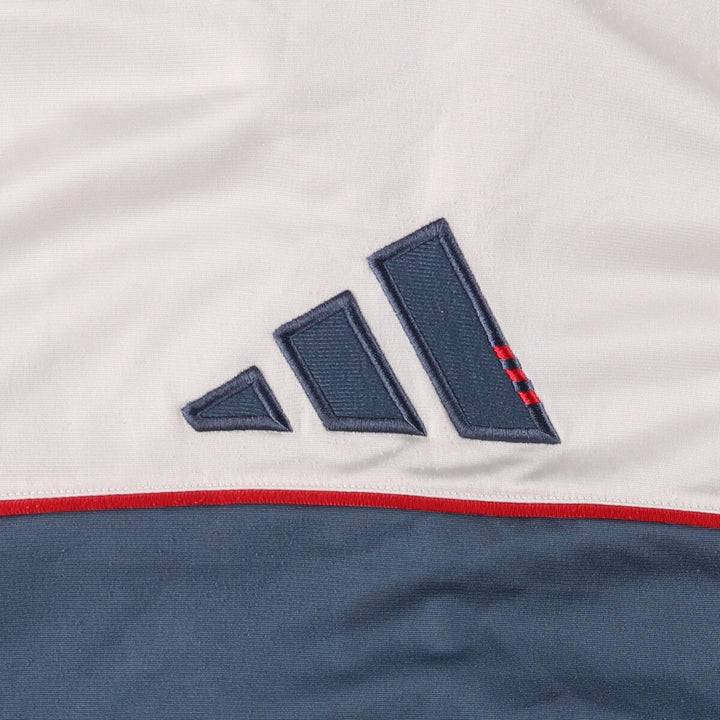 00'S adidas back logo jersey track jacket men's size L polyester blue type Vintage Second Hand