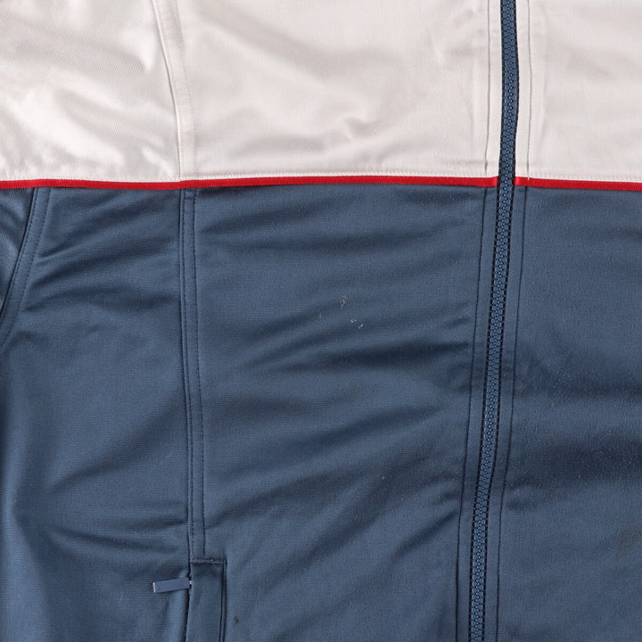 00'S adidas back logo jersey track jacket men's size L polyester blue type Vintage Second Hand