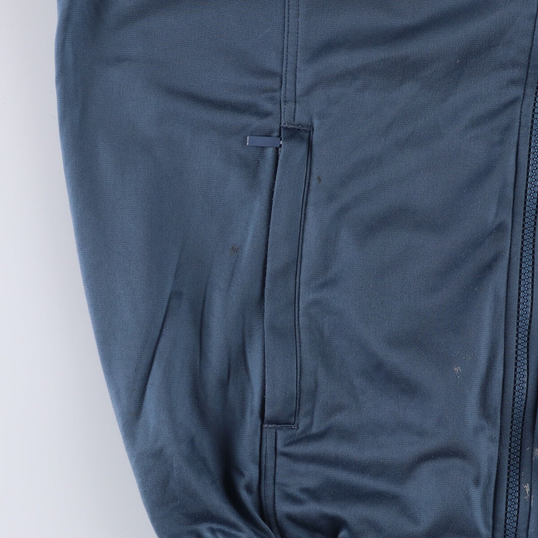 00'S adidas back logo jersey track jacket men's size L polyester blue type Vintage Second Hand