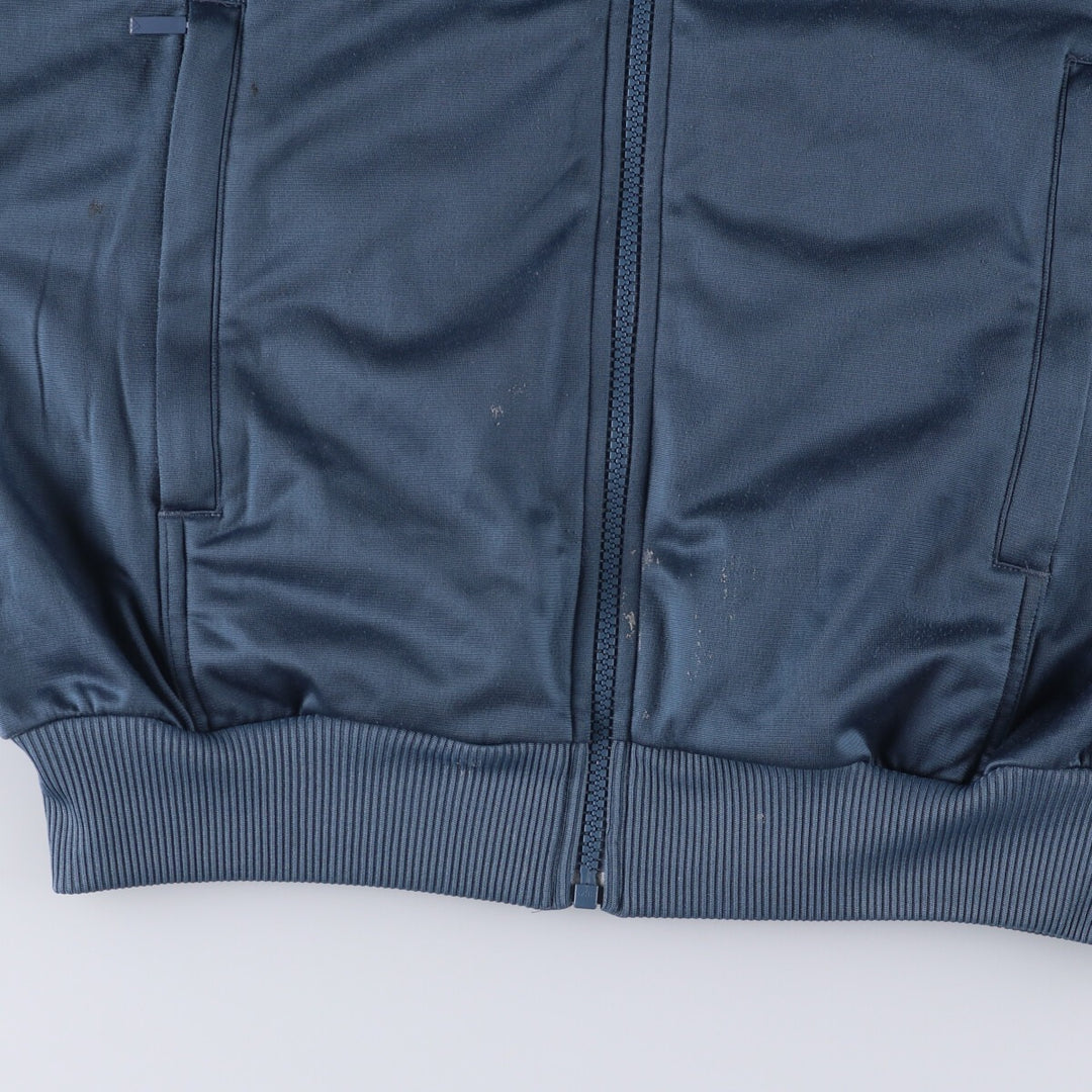 00'S adidas back logo jersey track jacket men's size L polyester blue type Vintage Second Hand