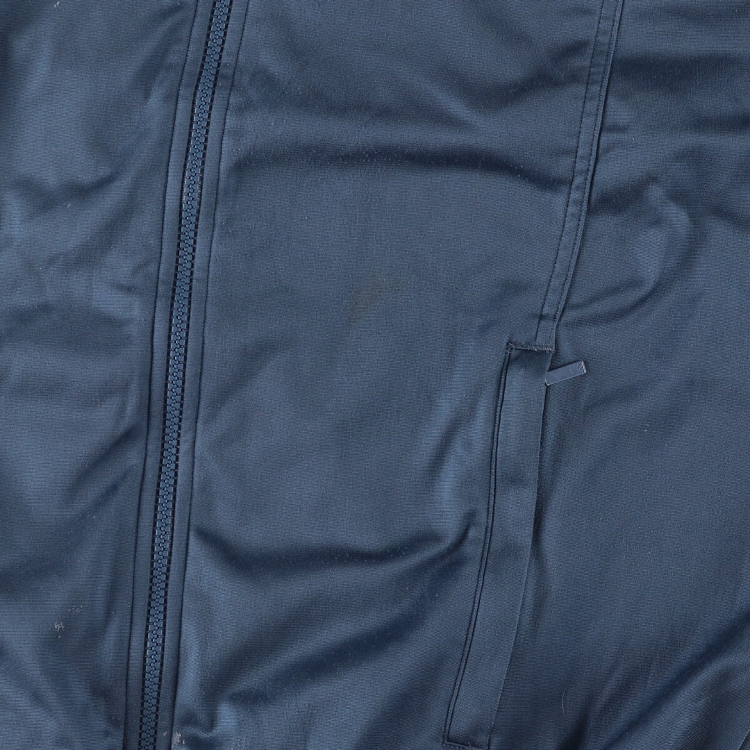 00'S adidas back logo jersey track jacket men's size L polyester blue type Vintage Second Hand