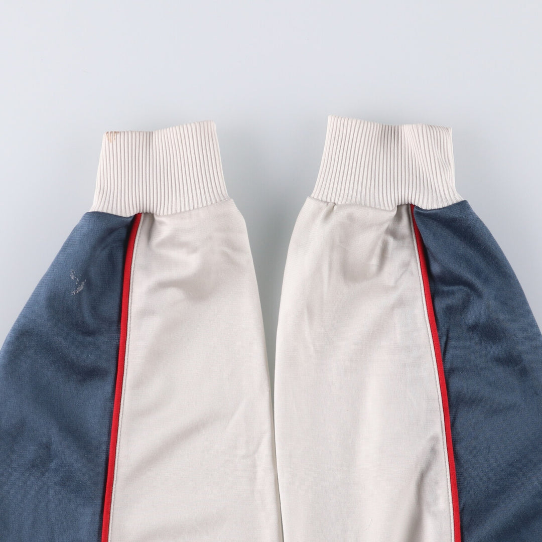 00'S adidas back logo jersey track jacket men's size L polyester blue type Vintage Second Hand