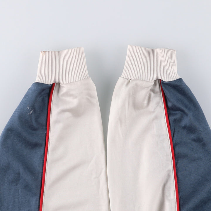 00'S adidas back logo jersey track jacket men's size L polyester blue type Vintage Second Hand