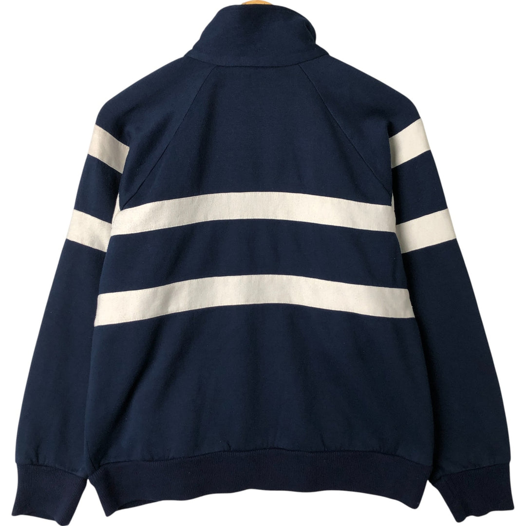 80s-90'S Christian Dior Full Zip Sweatshirt, Men's M Size Vintage Polyester (lining) navy blue type Vintage Second Hand