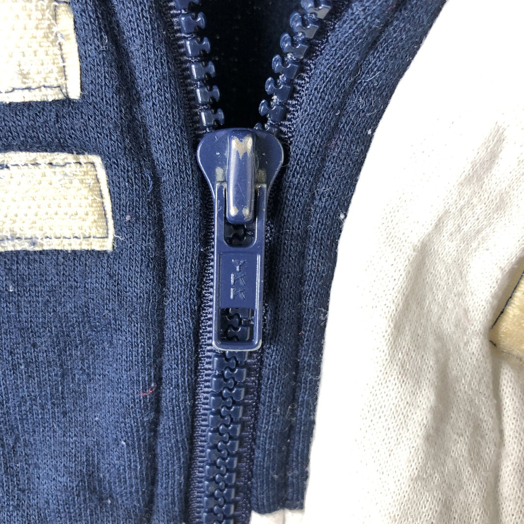 80s-90'S Christian Dior Full Zip Sweatshirt, Men's M Size Vintage Polyester (lining) navy blue type Vintage Second Hand