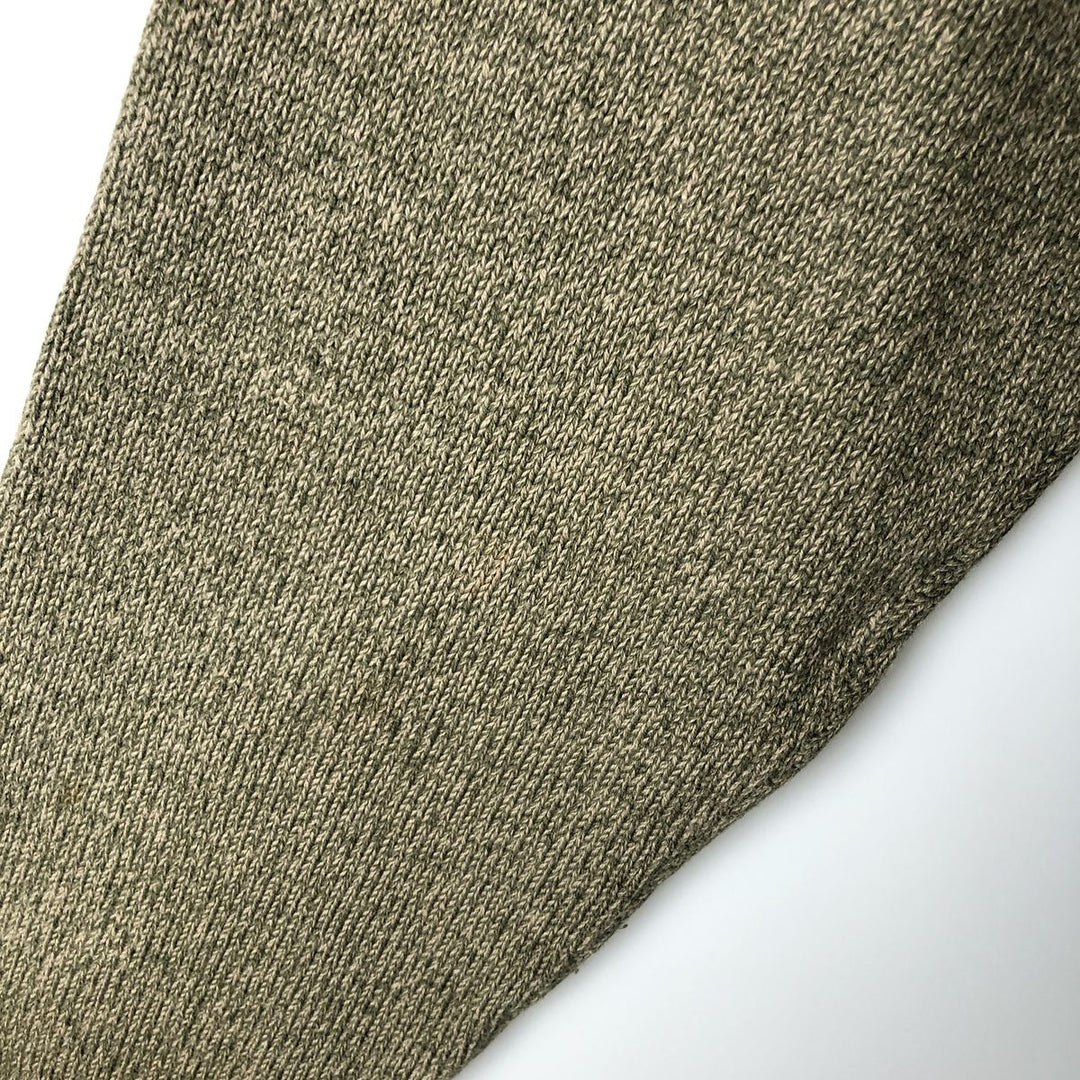 GEOFFREY BEENE Cable Knit Cotton Sweater, Men's Size L cotton Khaki type Vintage Second Hand