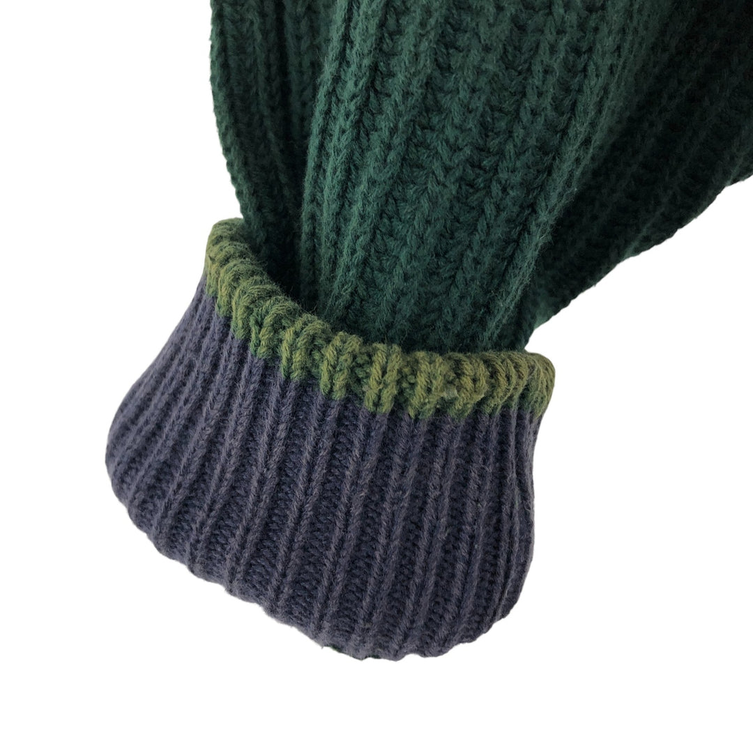 Vintage 90'S Tommy Hilfiger striped cotton knit sweater, size XL, men's cotton navy blue type Vintage Second Hand