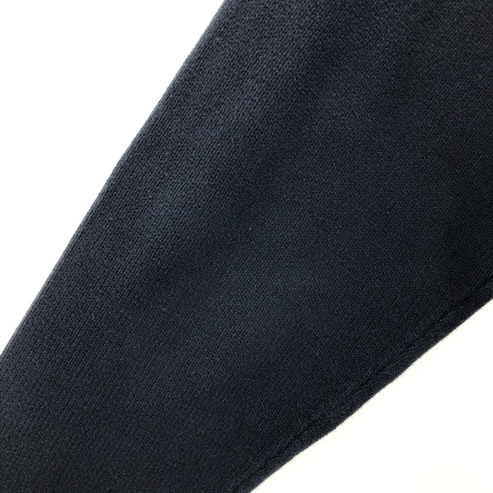 NAUTICA Cotton Knit Sweater, Men's Size L cotton navy blue type Vintage Second Hand