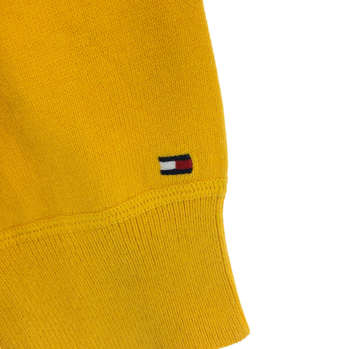Tommy Hilfiger Cotton Knit Sweater, Men's Size L cotton yellow type Vintage Second Hand