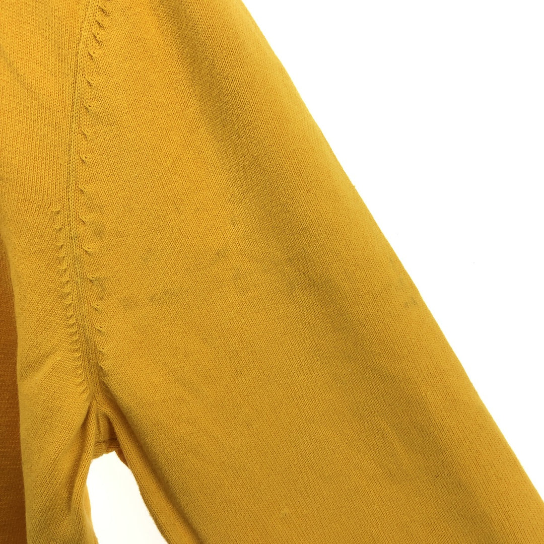 Tommy Hilfiger Cotton Knit Sweater, Men's Size L cotton yellow type Vintage Second Hand